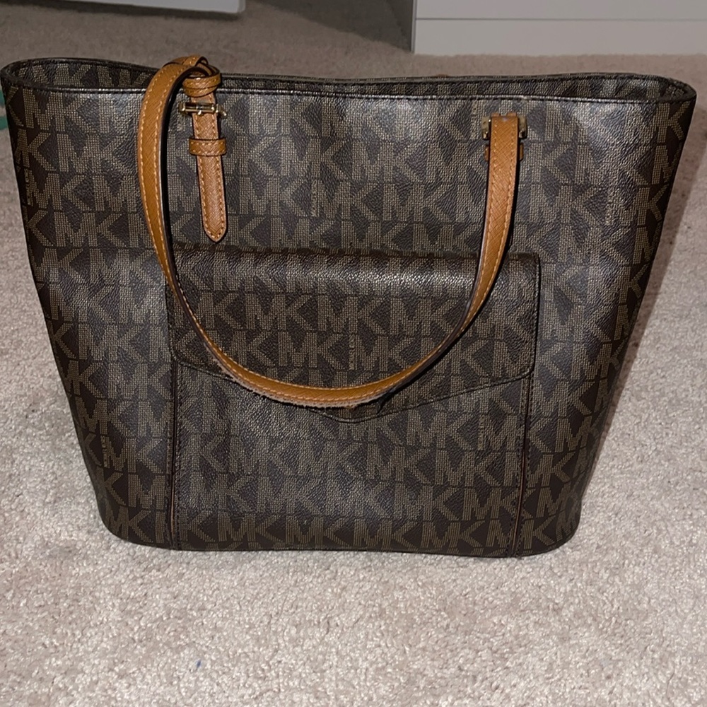 Brown Michael Kors Tote Bag